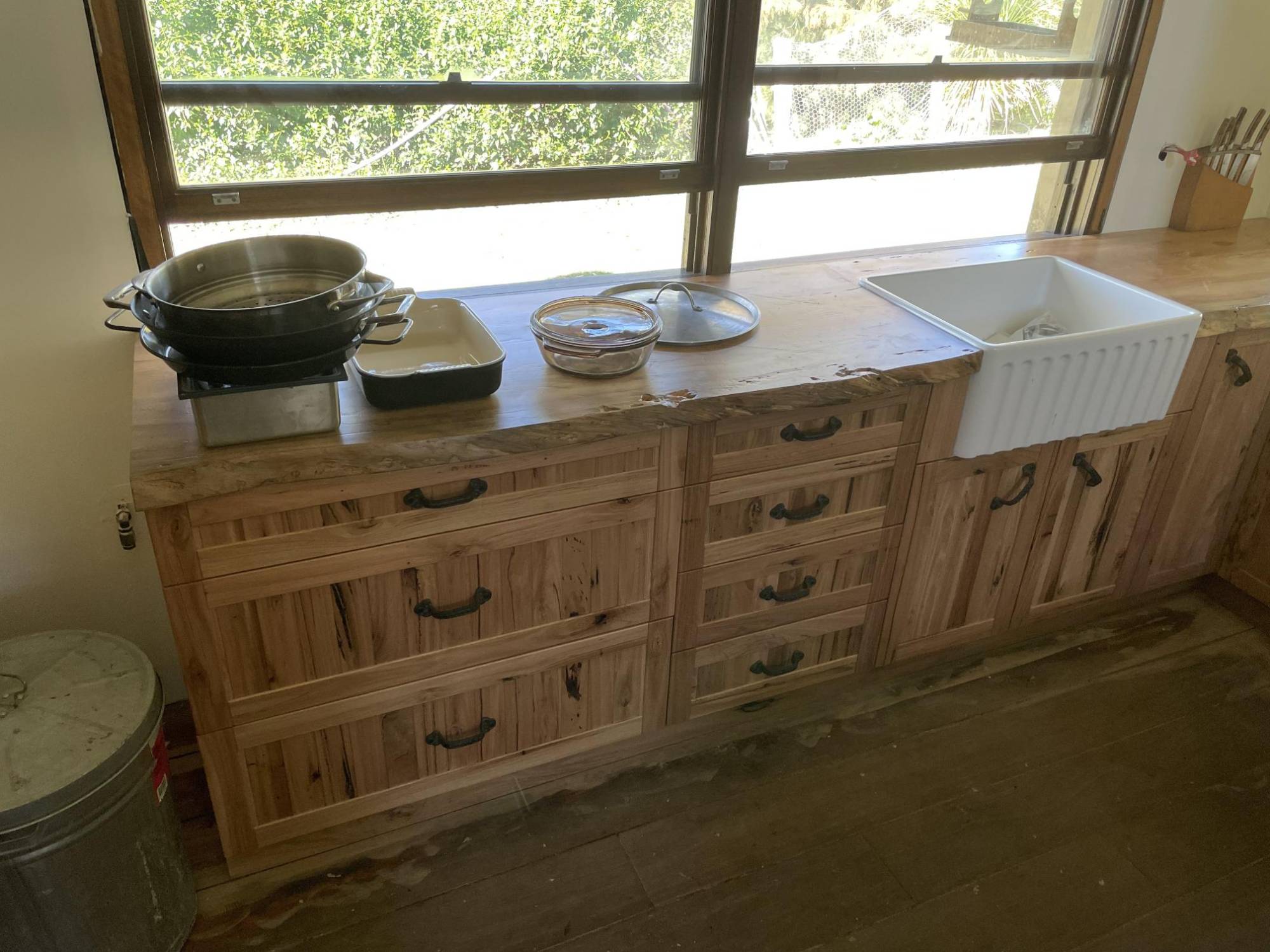 Timber kitchen with butler sink, Hawkesbury