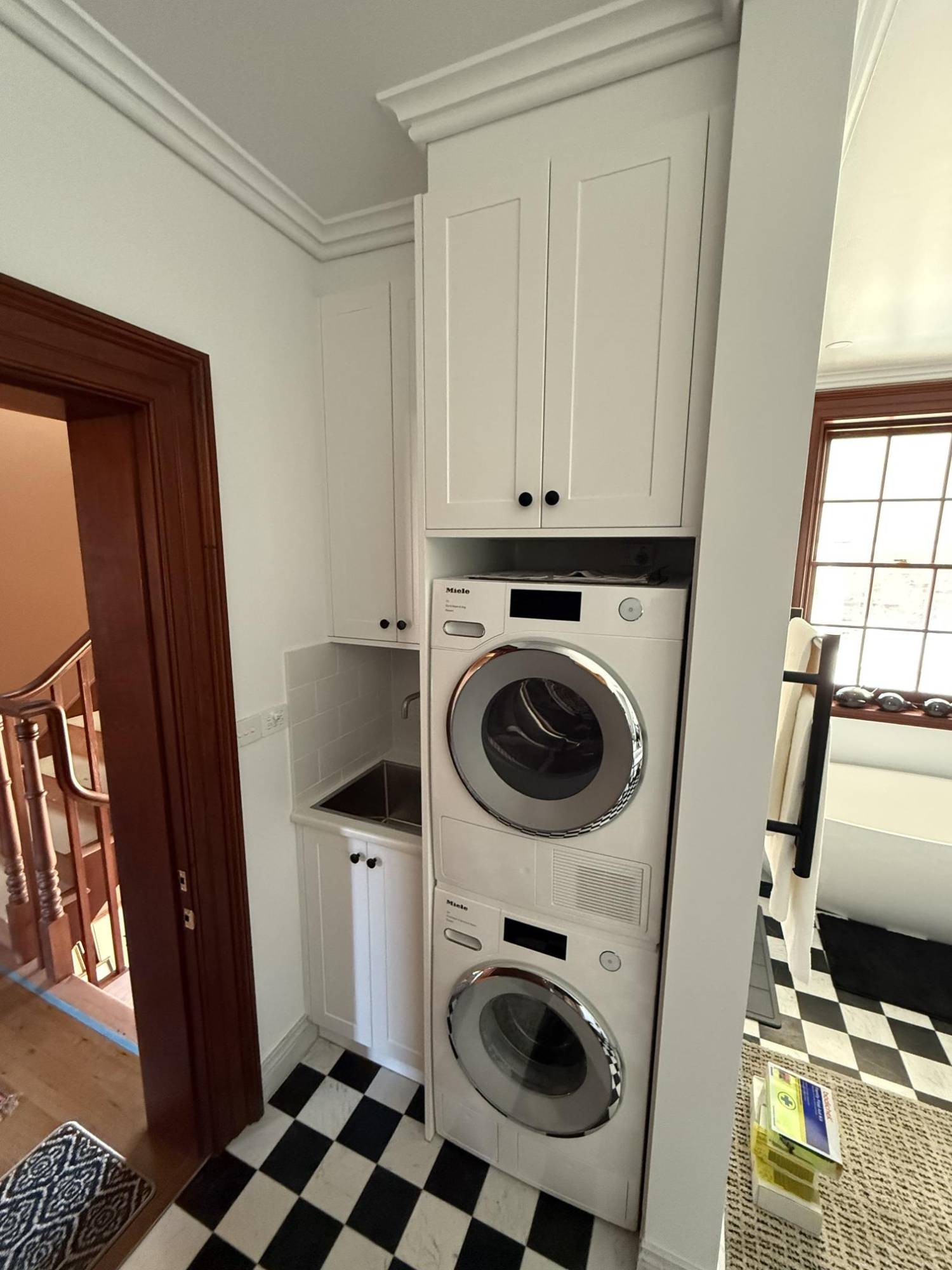 Timber laundry cabinetry, Hawkesbury